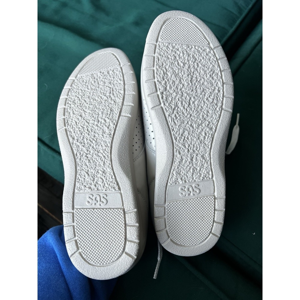 SAS Free Time Comfort Walking Shoe White Sz 6 Beige Tan - Picture 6 of 9